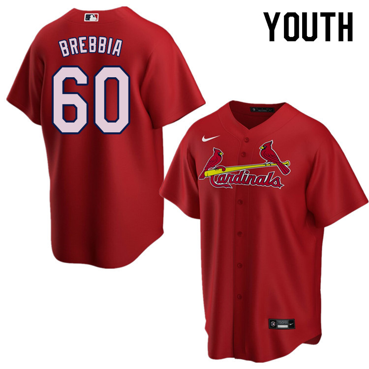 Nike Youth #60 John Brebbia St.Louis Cardinals Baseball Jerseys Sale-Red